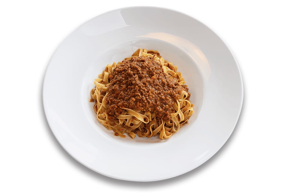 P-Fettuccine Bolognese Sauce Pasta.