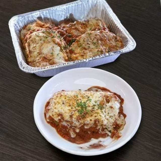 Eggplant Parmigiana.