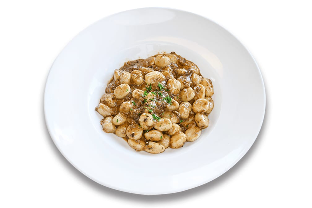 Gnocchi & Porcini Mushroom Sauce Pasta.