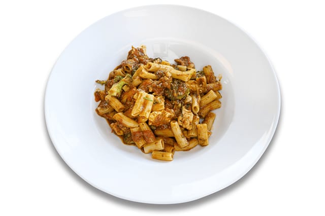 Ziti Trapanese Pasta.
