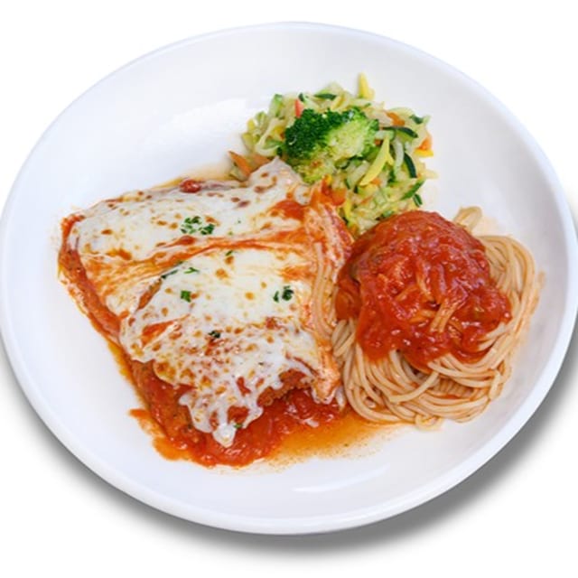 Petite Chicken Parmigiana.