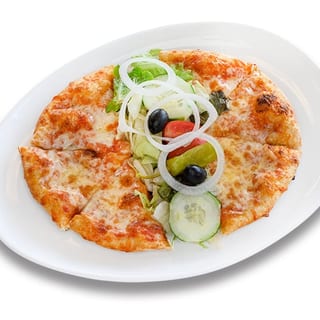 Pizza and Salad