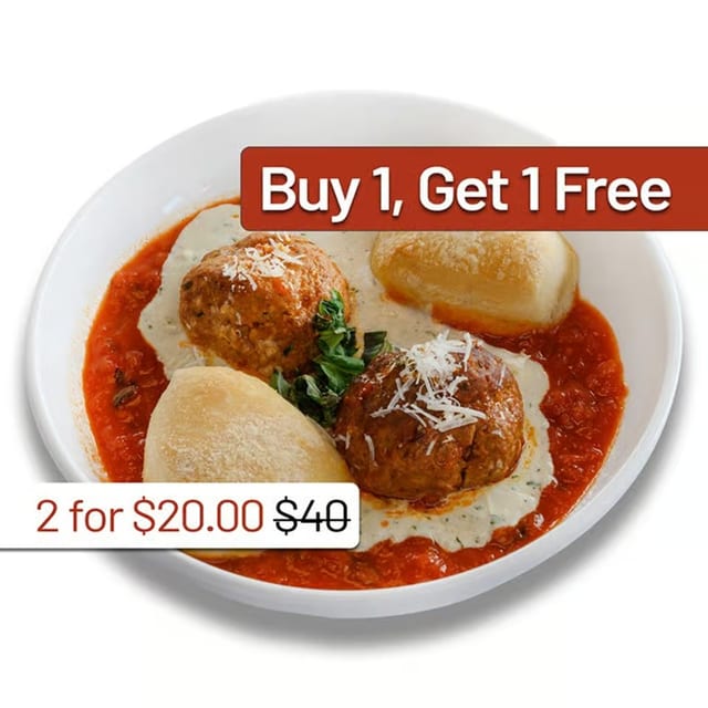 BOGO Meatballs and Ricotta Appetizer