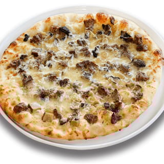 Signature Steak & Mushroom Pizza