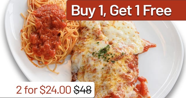 BOGO Petite Chicken Parmigiana