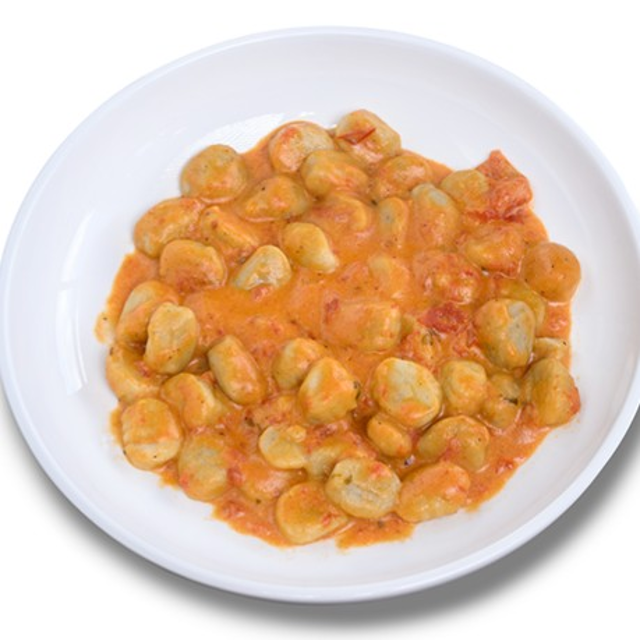 Petite Potato Gnocchi Pink Sauce Pasta.