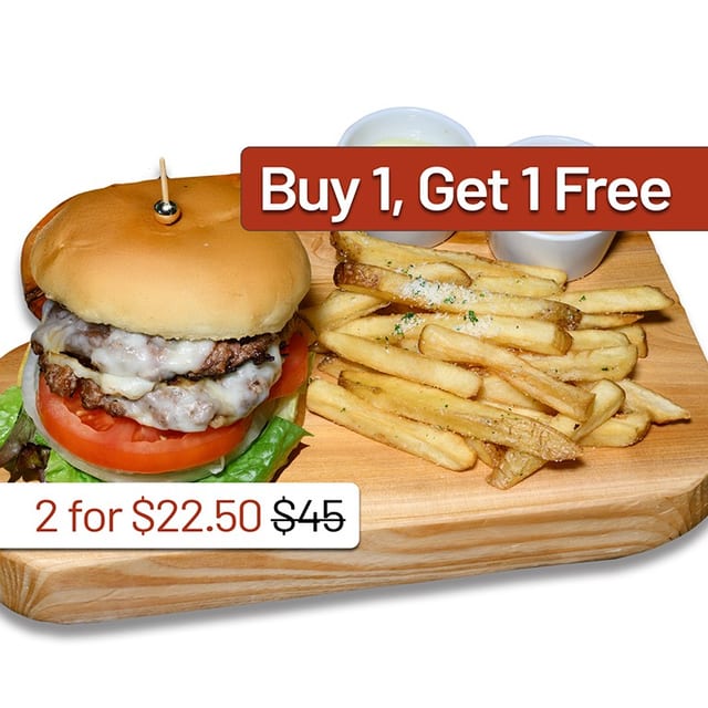 BOGO Turner NZ Smash Burger - Order One Entree, Receive Two.