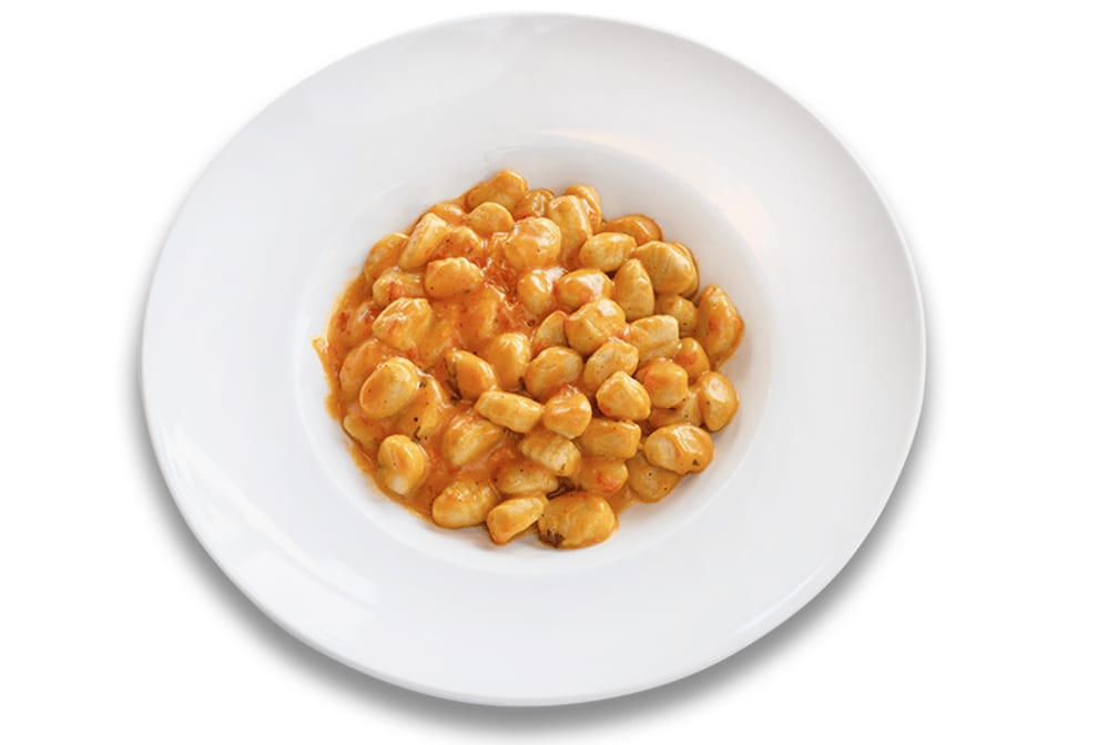 Potato Gnocchi Pink Sauce Pasta.