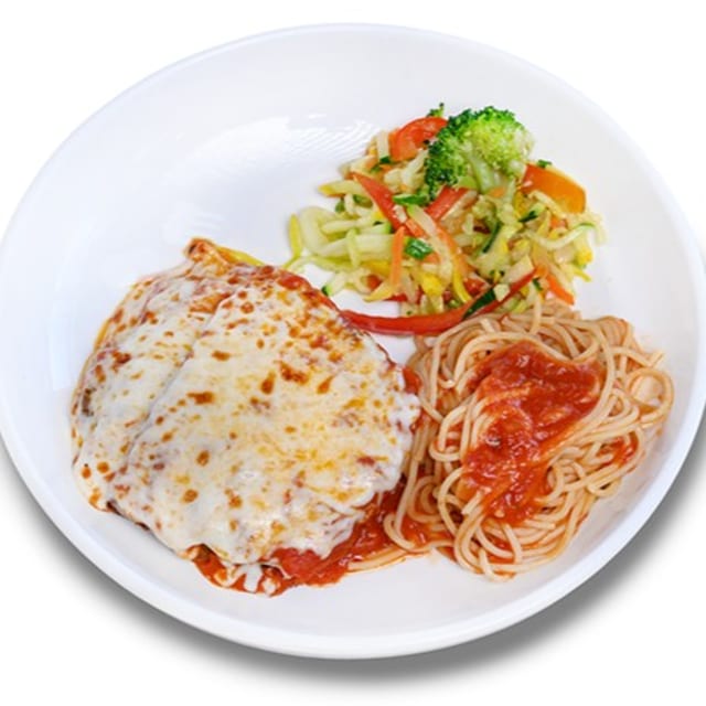 Petite Eggplant Parm.