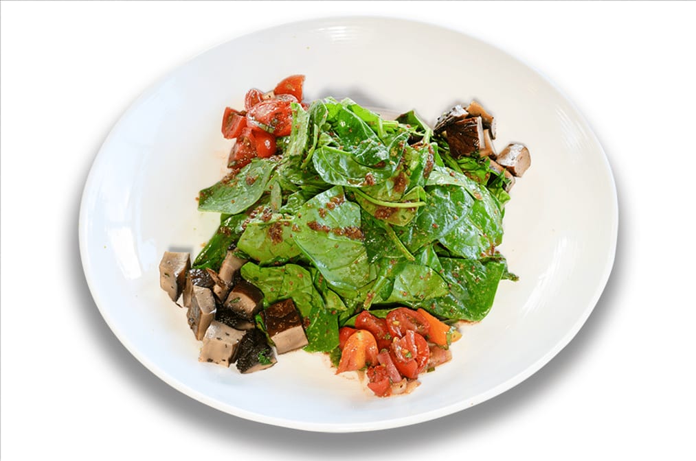 Spinach & Portobello Salad.