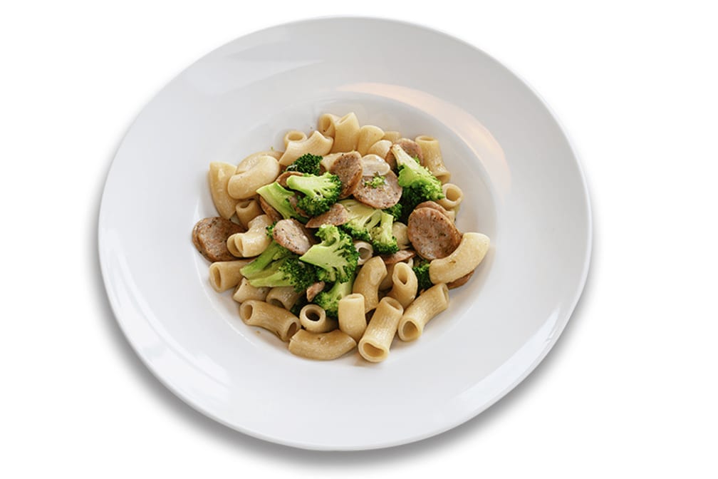 P-Rigatoni Sausage & Broccoli Pasta.